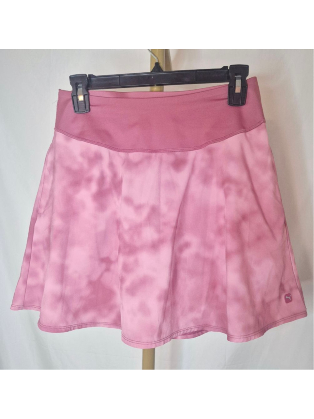 Women's PUMA Pink Tie-Dye Skort With Pockets EUC Size S